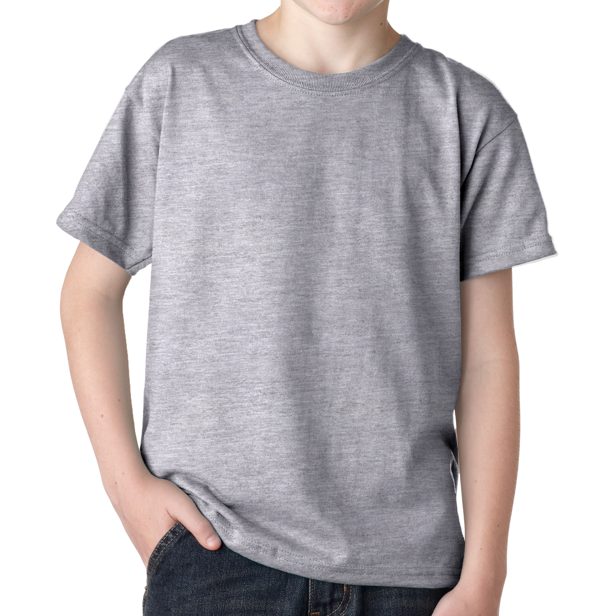 Gildan 8000Y Gildan Youth DryBlend custom printed t-shirt.